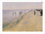 Summer Day at the South Beach of Skagen, 1884 by Peder Severin Kroyer