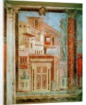 Panel from the Cubiculum, Villa of P Fannius at Boscoreale, Pompeii, c.50-40 BC by School Roman