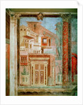 Panel from the Cubiculum, Villa of P Fannius at Boscoreale, Pompeii, c.50-40 BC by School Roman