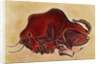 Rock painting of a bison, late Magdalenian, 13000 BC by Anonymous