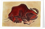 Rock painting of a bison, late Magdalenian, 13000 BC by Anonymous