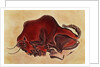 Rock painting of a bison, late Magdalenian, 13000 BC by Anonymous