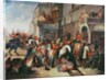 Fourth Dragoon Guards leaving for the Crimean War, c.1854 by English School