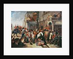 Fourth Dragoon Guards leaving for the Crimean War, c.1854 by English School