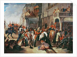 Fourth Dragoon Guards leaving for the Crimean War, c.1854 by English School