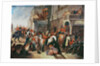 Fourth Dragoon Guards leaving for the Crimean War, c.1854 by English School