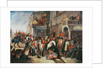 Fourth Dragoon Guards leaving for the Crimean War, c.1854 by English School