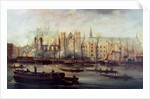 The Burning of the Houses of Parliament, 16th October 1834 by David Roberts