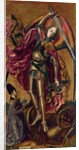 St. Michael triumphs over the Devil, 1468 by (c.1435/40-1500) Bermejo