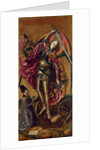 St. Michael triumphs over the Devil, 1468 by (c.1435/40-1500) Bermejo