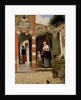 Courtyard of a house in Delft, 1658 by Pieter de Hooch