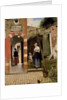 Courtyard of a house in Delft, 1658 by Pieter de Hooch