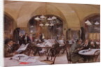 Cafe Griensteidl, Vienna, 1890 by Reinhold Volkel