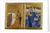 Richard II presented to the Virgin and Child by his Patron Saint John the Baptist and Saints Edward and Edmund, c.1395-99 by Master of the Wilton Diptych