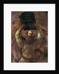 Moses Smashing the Tablets of the Law, 1659 by Rembrandt Harmensz. van Rijn