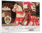British Rail poster advertising 'Historic Carlisle, Gateway to Scotland', 1924 by Maurice Greiffenhagen