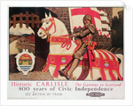 British Rail poster advertising 'Historic Carlisle, Gateway to Scotland', 1924 by Maurice Greiffenhagen