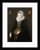 Portrait of Justina van Teylingen, 1616 by Cornelis van der Voort