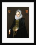 Portrait of Justina van Teylingen, 1616 by Cornelis van der Voort