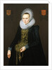Portrait of Justina van Teylingen, 1616 by Cornelis van der Voort