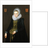Portrait of Justina van Teylingen, 1616 by Cornelis van der Voort