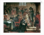 Attempted arrest of 5 members of the House of Commons by Charles I, 1642, 1856-66 by Charles West Cope