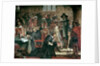 Attempted arrest of 5 members of the House of Commons by Charles I, 1642, 1856-66 by Charles West Cope
