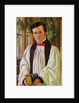 New College Cloisters: Portrait of John David Jenkins, 1852 by William Holman Hunt