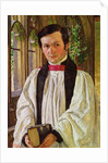 New College Cloisters: Portrait of John David Jenkins, 1852 by William Holman Hunt