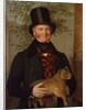Portrait of Edward Cross, holding a lion cub, 1838 by Jacques-Laurent Agasse