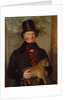 Portrait of Edward Cross, holding a lion cub, 1838 by Jacques-Laurent Agasse