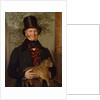Portrait of Edward Cross, holding a lion cub, 1838 by Jacques-Laurent Agasse