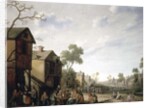 Peasants Merrymaking in a Village Street, 1646 by Joost Cornelisz Droochsloot