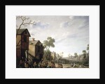 Peasants Merrymaking in a Village Street, 1646 by Joost Cornelisz Droochsloot