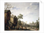 Peasants Merrymaking in a Village Street, 1646 by Joost Cornelisz Droochsloot
