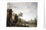 Peasants Merrymaking in a Village Street, 1646 by Joost Cornelisz Droochsloot