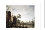 Peasants Merrymaking in a Village Street, 1646 by Joost Cornelisz Droochsloot