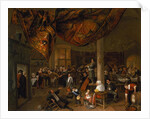 A Village Wedding Feast with Revellers and a dancing Party, 1671 by Jan Havicksz. Steen