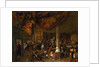 A Village Wedding Feast with Revellers and a dancing Party, 1671 by Jan Havicksz. Steen