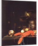 Still Life of Fruit with a Lobster by Johannes Borman