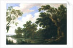 St. Paul visiting St. Anthony in a wooded landscape, 17th century by Alexander Keirincx