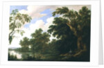 St. Paul visiting St. Anthony in a wooded landscape, 17th century by Alexander Keirincx
