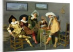 Cavaliers in a tavern by Dirck Hals