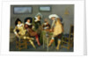 Cavaliers in a tavern by Dirck Hals