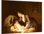 Undressing the Baby, 1880 by Johann Georg Meyer von Bremen