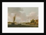 Boats in an Estuary by Dutch School