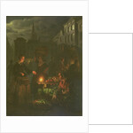 The Vegetable Stall by Petrus van Schendel