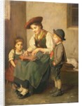 The Zither Player by Franz von Defregger
