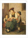 The Zither Player by Franz von Defregger
