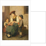 The Zither Player by Franz von Defregger